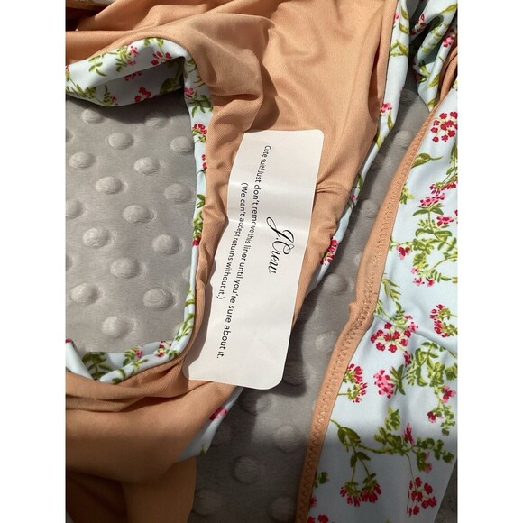 COPY - J. Crew Light Blue Floral Bikini Swim Bottom 3X - Picture 6 of 6